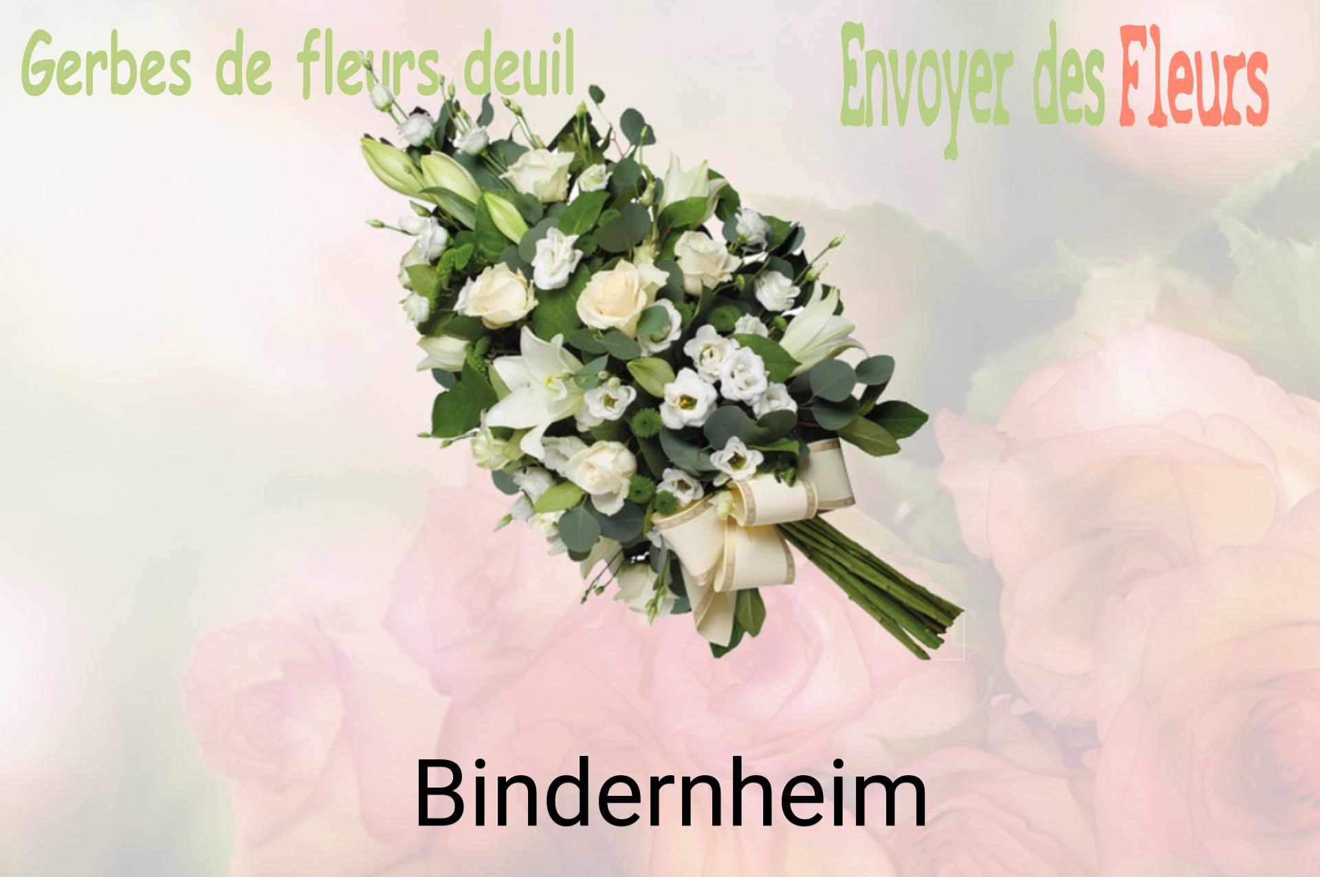Gerbe de fleurs de deuil livrée à Bindernheim